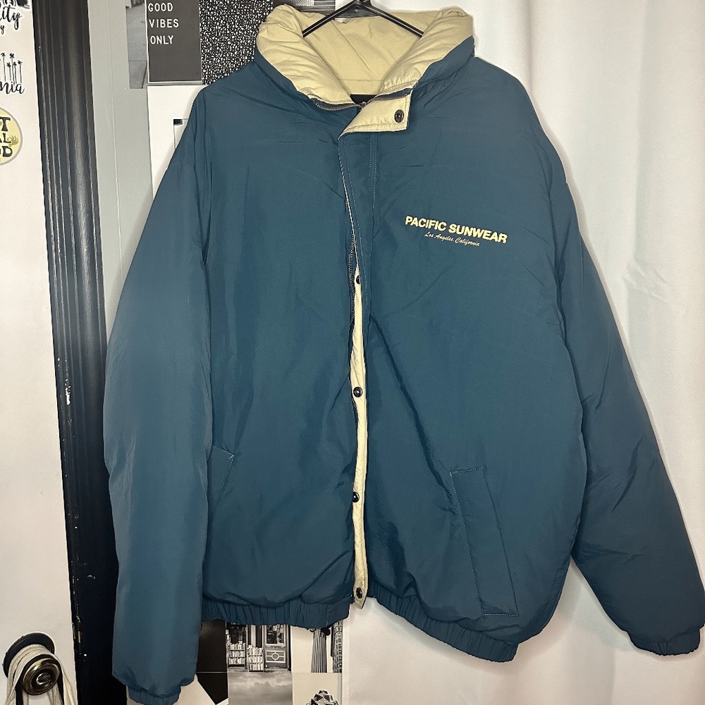 PacSun Blue Puffer Jacket